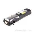 Warna OEM Outdoor Survival Kit Hammer+Knife+Hook Darurat Multi Alat LED Lampu Senter Magnetik Obor Lampu